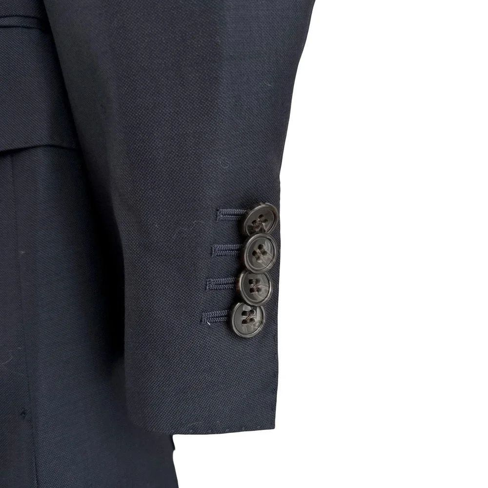 Suitsupply Napoli Blazer Mens‎ 38 Blue Wool Super 110s Suit Jacket Sport Coat